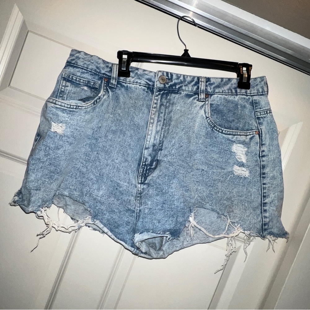 Denim shorts